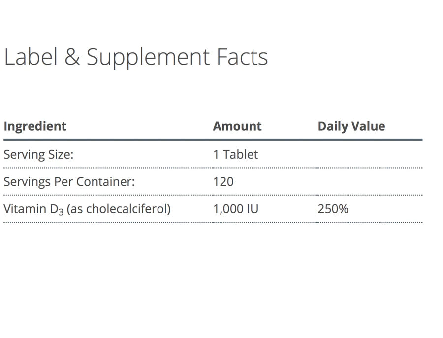 Vitamin D3 1000